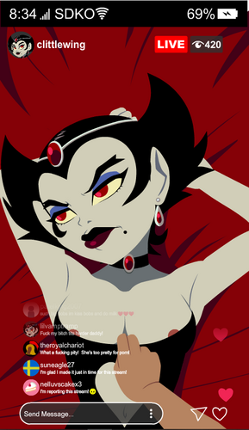 Cecilia Littlewing Paizuri Phone Game screenshot