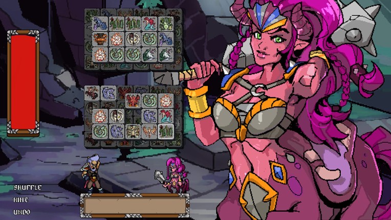 Mythology Waifus Mahjong screenshot