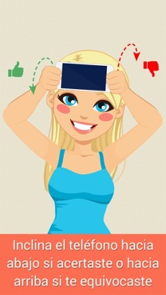 ¿Quién soy yo? Charada Phone on heads dont look up screenshot