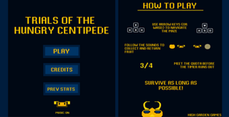 Trials of the Hungry Centipede Image
