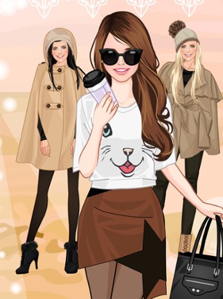 Autumn fashion dress up game screenshot