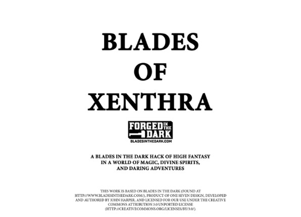 Blades Of Xenthra Playtest Game Cover