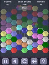 Bubbles Hexagon Puzzle Image