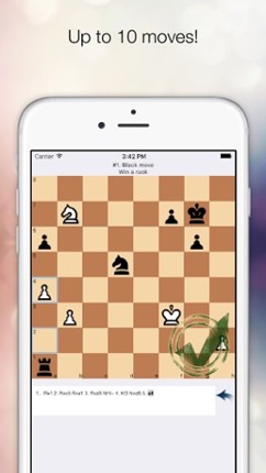 Chess Tactic 2 - interactive chess training puzzle. Part 2 screenshot