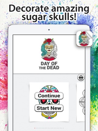 Day of the Dead Coloring Book screenshot