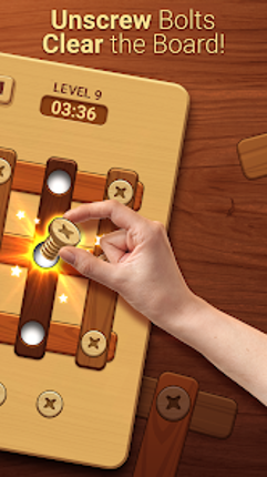 Woodle - Wood Screw Puzzle screenshot
