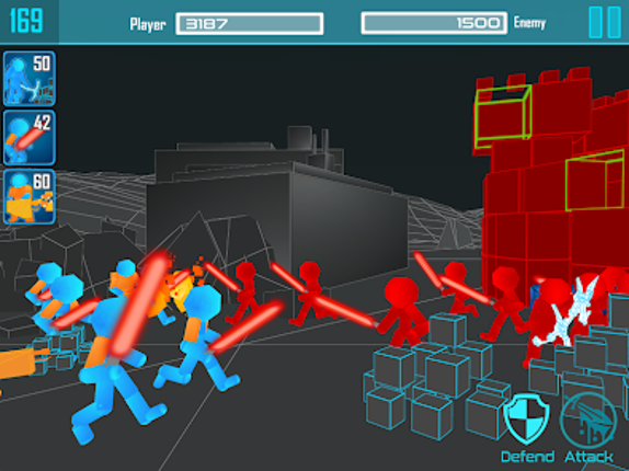 Stickman: Legacy of Neon Warri screenshot