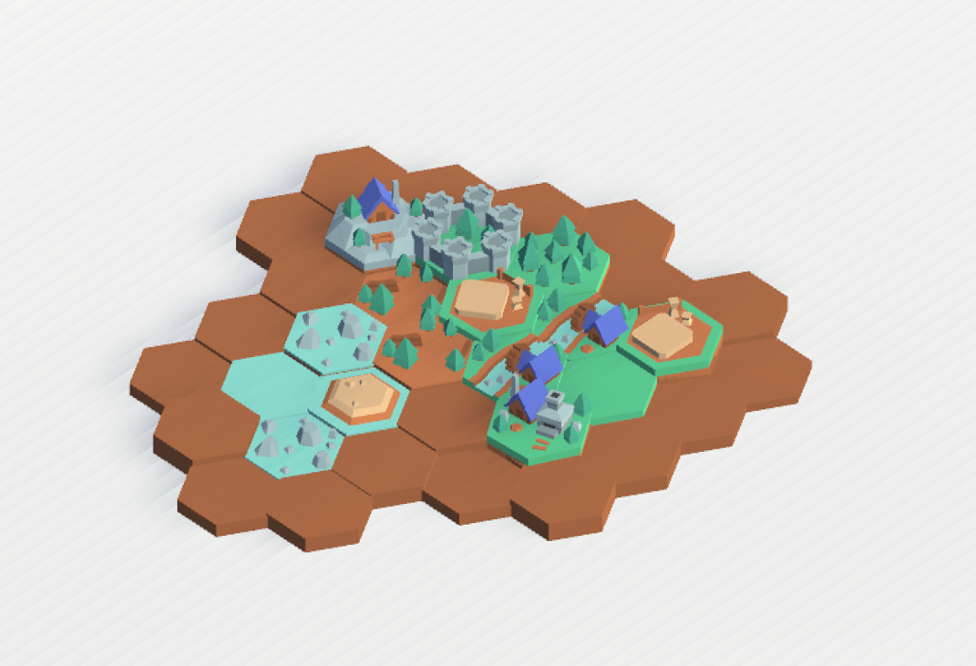 Games like A Nice Try of Hex-Grid