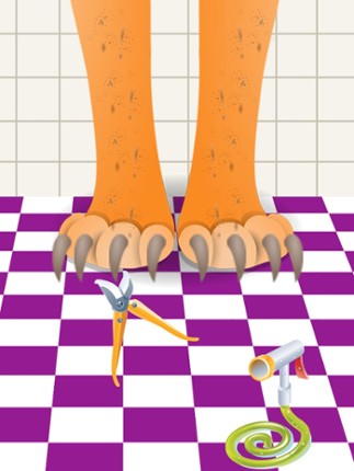 Kids Pet Vet Spa Salon of beauty nail hair foot &amp; leg - little baby doctor(dr) makeover games for girls screenshot