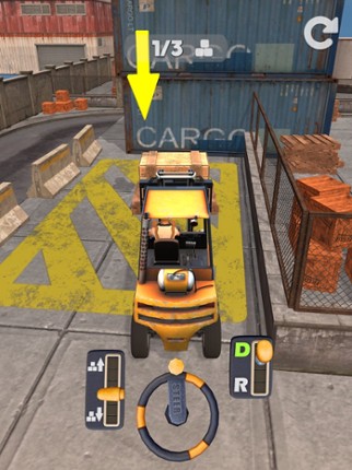 Real Forklift 3D Image