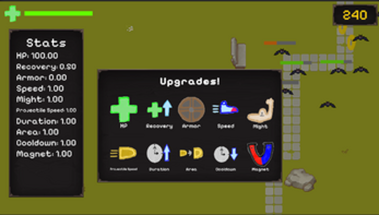 The Chronicles of Isac: A Vampire Survivors Clone (Demo) screenshot