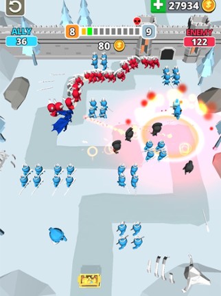 Tiny Battle - Merge Troops! screenshot