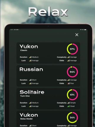 Yukon Solitaire / Russian screenshot