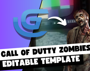 Games like Call of Dutty Zombies Gdevelop Template