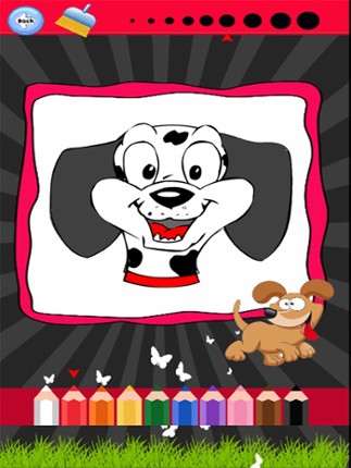Cute Pet Paint and Coloring Book Learning Skill - Fun Games Free For Kids screenshot