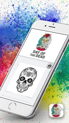 Day of the Dead Coloring Book screenshot