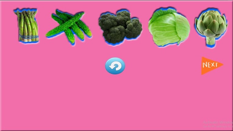 Enjoyable Learning of Vegetable Names for Toddlers screenshot