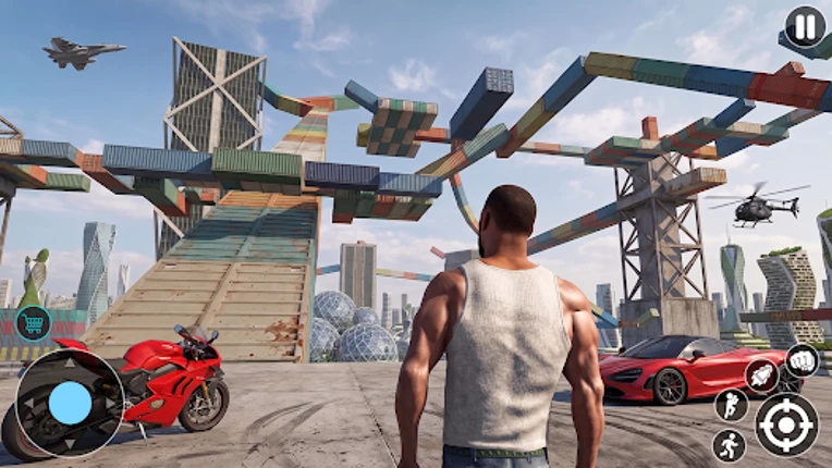 Indian Driving Bike Game 3D screenshot