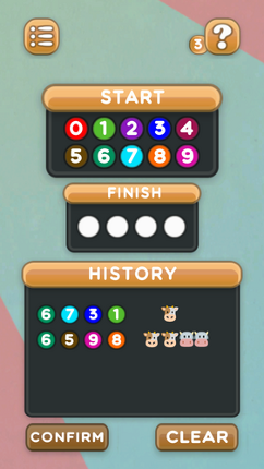 Bulls and Cows screenshot