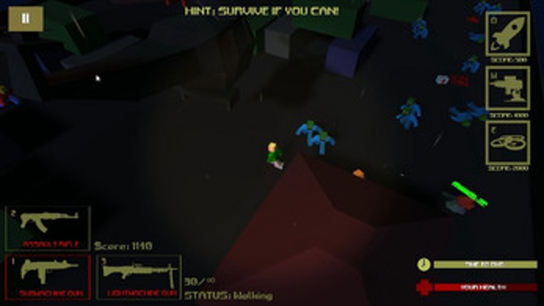 Zombie Voxel Image