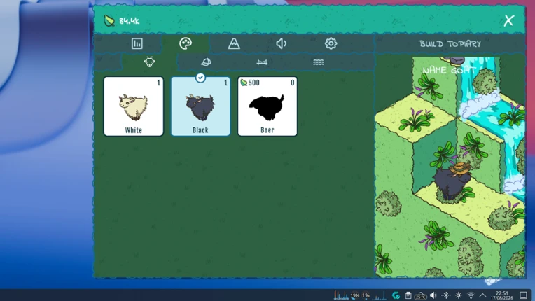 Goats and Shrubs: Desktop Topiary Image