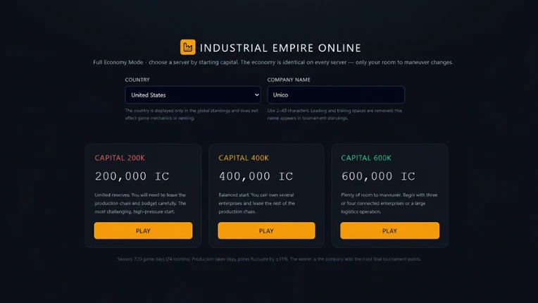 Industrial Empire Online Image