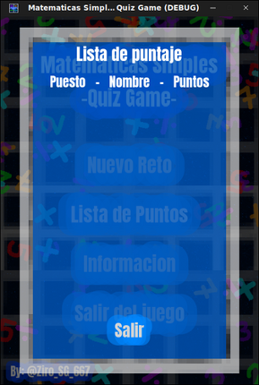 Matematicas Simples (Quiz Game) screenshot