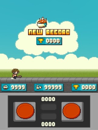 Pixel Bounce heroes Sword Survival Free Game screenshot