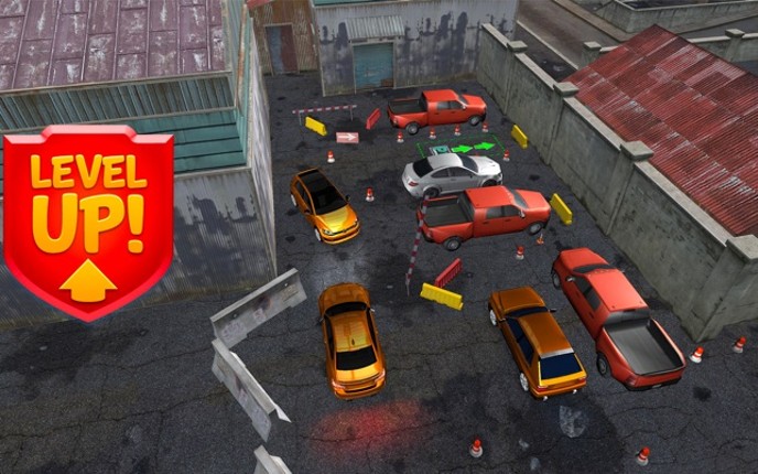 Realistic Car Parking City Image