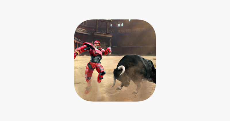 Robot VS Angry Bull Image