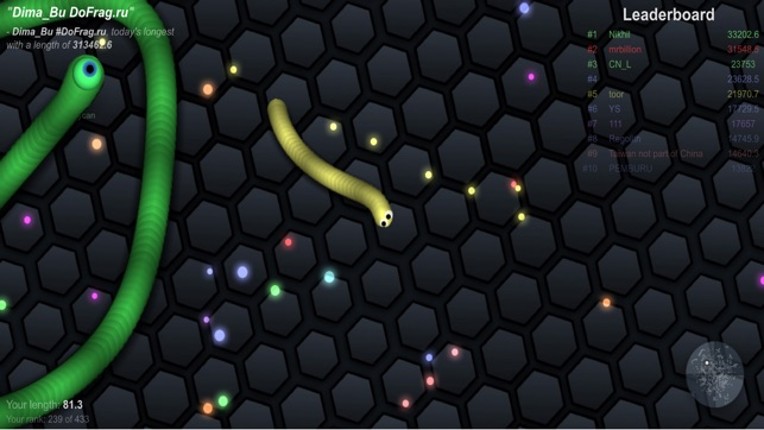 Slither Editor - Unlocked Skin and Mod Game Slither.io screenshot