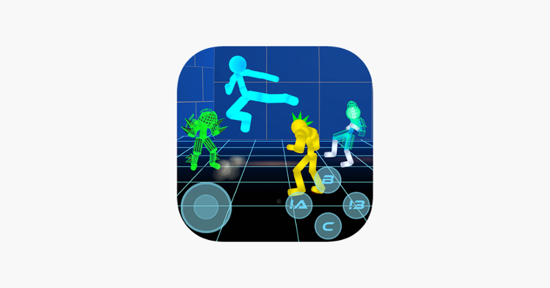 Stickman Neon Street Fighting Image