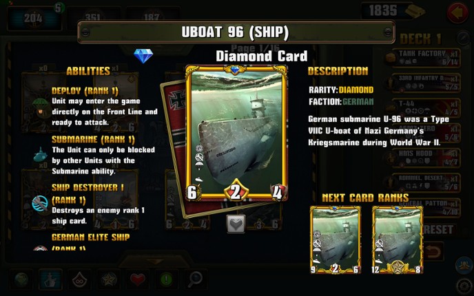 World War II: TCG screenshot