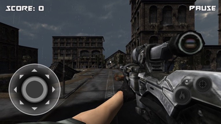 3D Sniper Shot Zombie War Gun Soldier Free Games screenshot