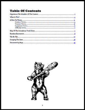 Bite-Sized Dungeon Crawl #4 - Exiles From The Interplanar Trash Zone Image