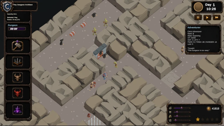 Fame & Fear: Dungeon Architect Image