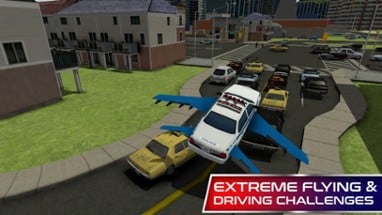 Flying Police Car Simulator &amp; Cop driver games Image