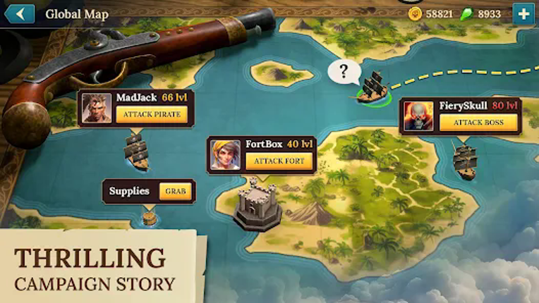 Pirate Ships・Build and Fight screenshot