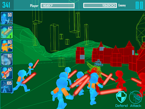 Stickman: Legacy of Neon Warri screenshot