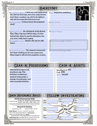 Alone Against the Tide Free Handouts Pack (Call of Cthulhu) Image