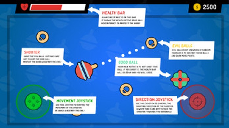 Shooty Balls - Destroy the Evil screenshot