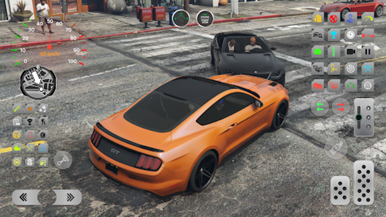Driving Muscle Car Mustang GT screenshot