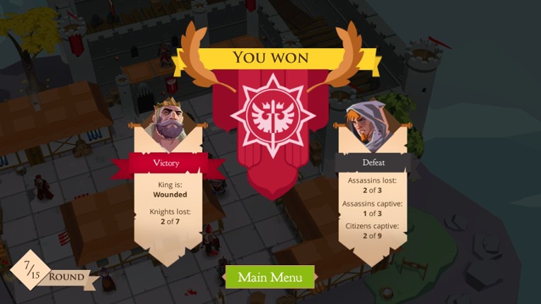 King and Assassins: The Board Game Image