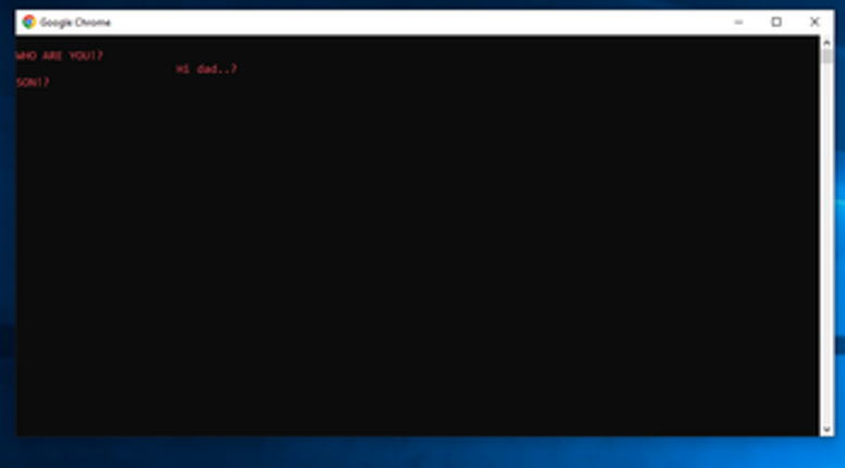 Opening Google Chrome Batch File Game Image