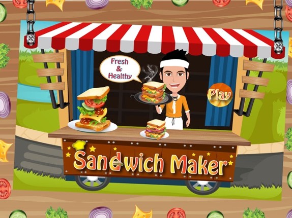Sandwich Maker - Crazy fast food cooking and kitchen game screenshot