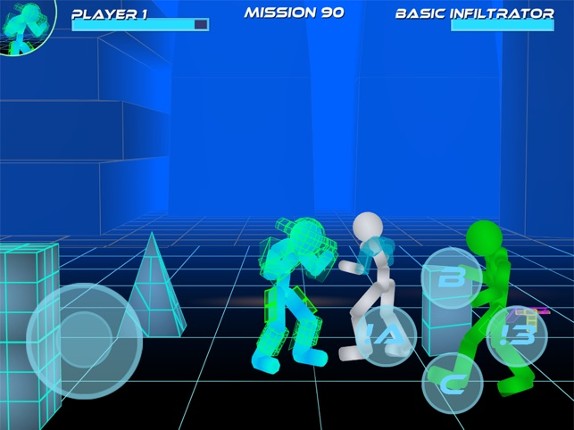 Stickman Neon Street Fighting screenshot