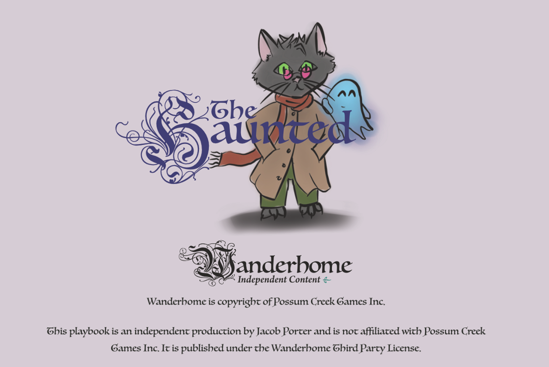 Games like The Haunted - a playbook for Wanderhome