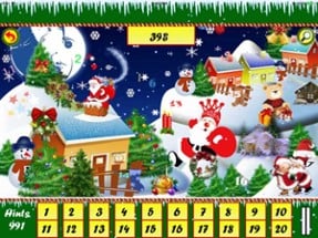 Christmas Hidden Numbers Game Image