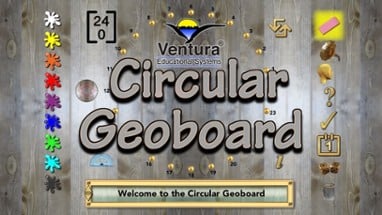 Circular Geoboard Image