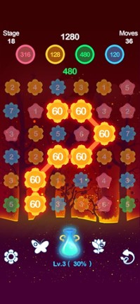 Flower Journey-Dual the Match screenshot